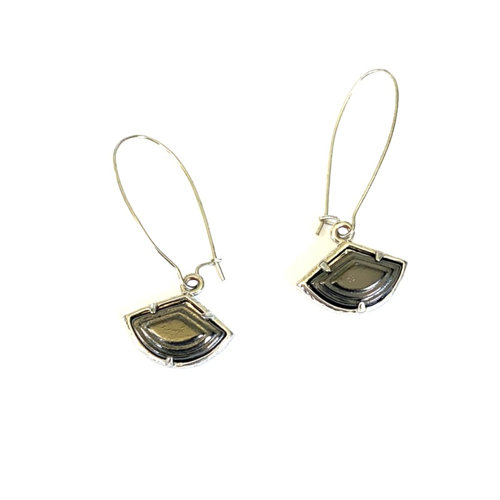 Kendra Scott Gunmetal Earrings